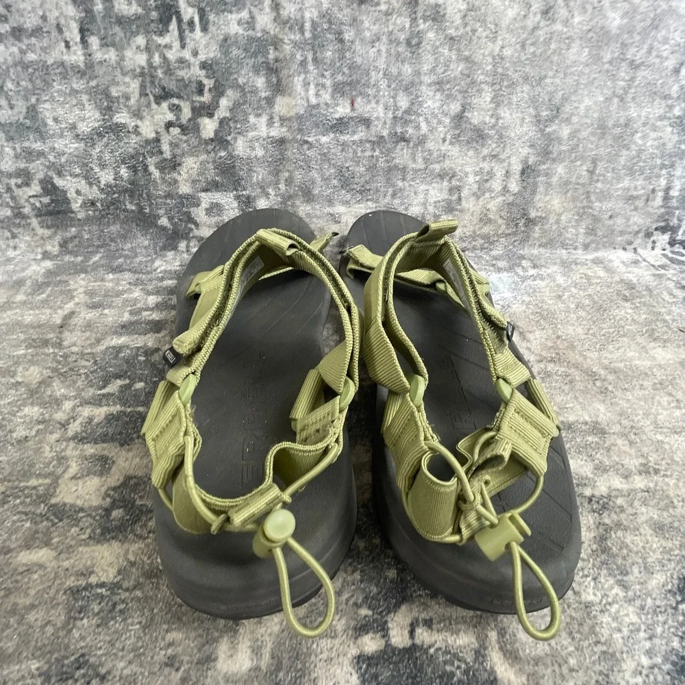 Merrell Mens 11 Adjustable Sport Strap Sandals Olive Green Nylon Hiking Outdoor